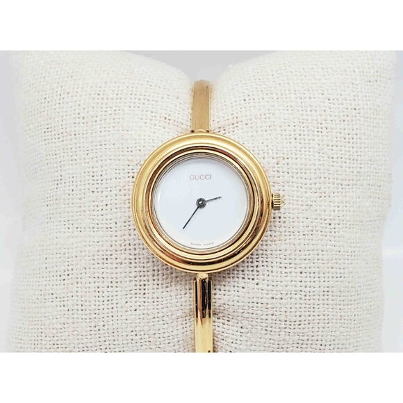 Gucci 11/12.2 Wristwatch with 4 Colorful Interchangeable Bezels - Picture 2 of 9